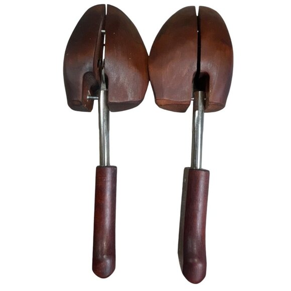 Vintage SHOE KEEPERS No 4 MOHAWK Split Toe Shoe Trees - Rochester Shoe Tree Co - Picture 2 of 6